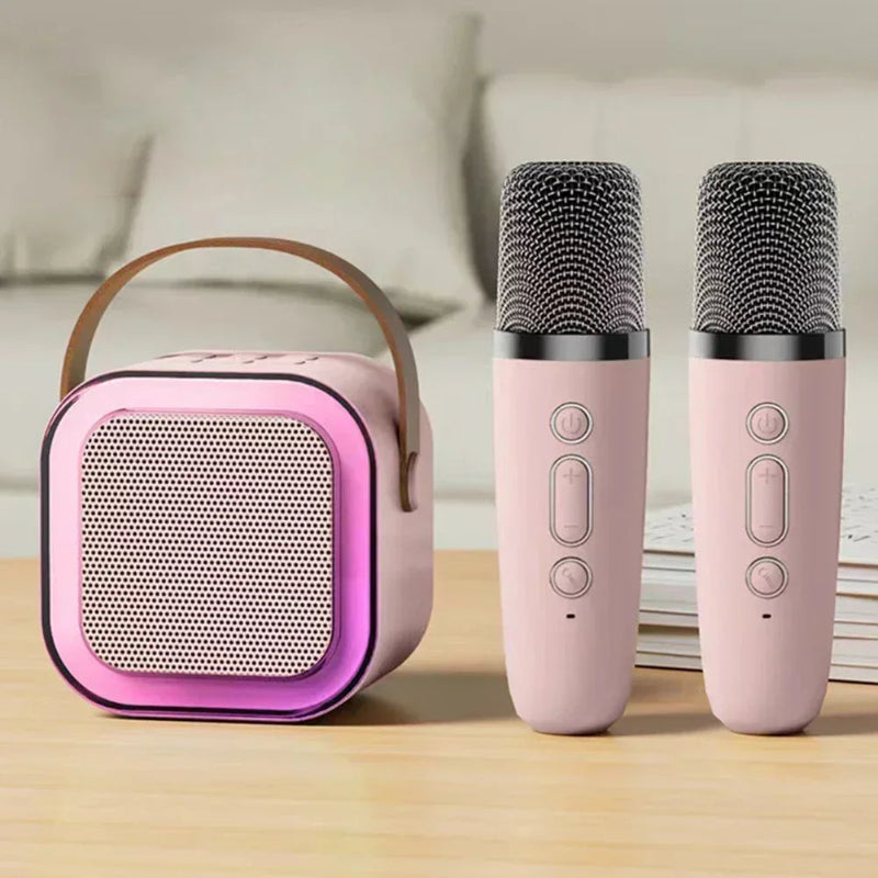 K12 Bluetooth Karaoke Machine – Ultimate Portable Singing Experience with Wireless Microphones