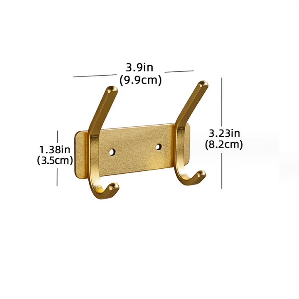 LuxeHook™ Rose Gold Wall Hooks – Sleek Storage, Effortless Style